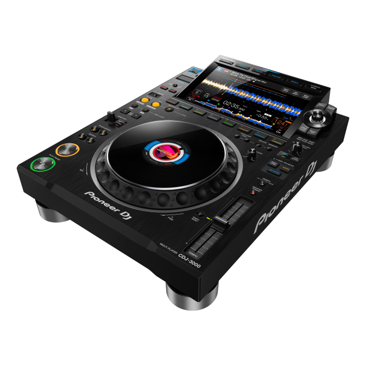 Pioneer DJ CDJ-3000 è il lettore multimediale professionale di riferimento per club, festival e DJ booth di tutto il mondo.